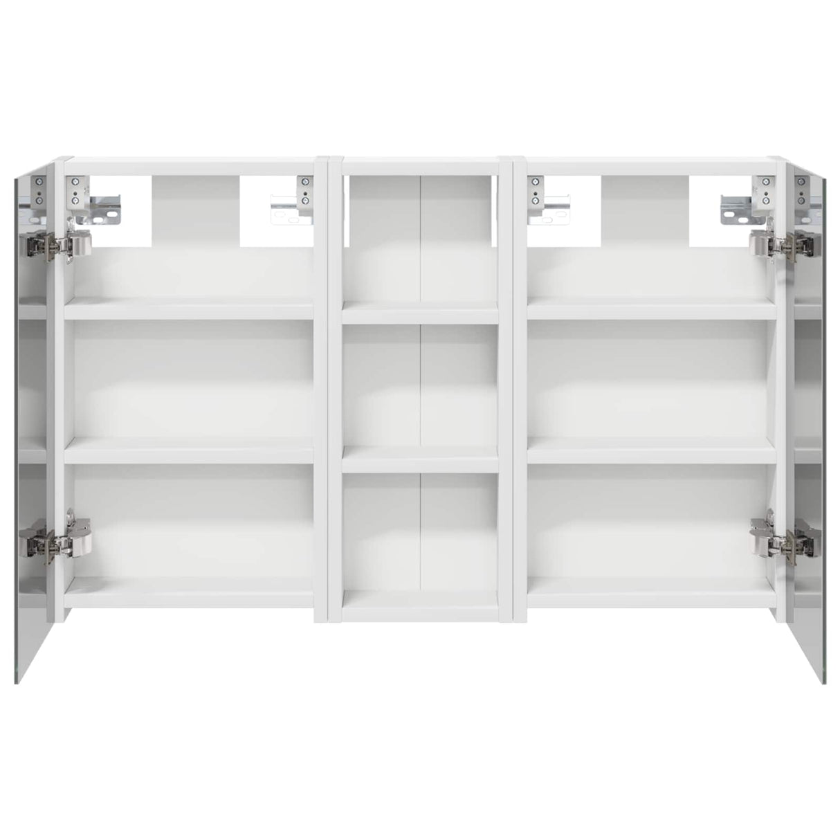 vidaXL Badkamerkast set met plank 3 pcs 80 x 10,5 x 50 cm Bewerkt hout
