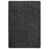 vidaXL Vloerkleed shaggy anti-slip 80x150 cm donkergrijs