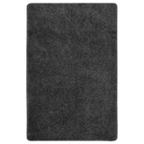 vidaXL Vloerkleed shaggy anti-slip 80x150 cm donkergrijs