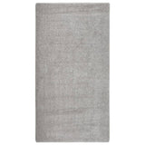 vidaXL Vloerkleed shaggy anti-slip 80x150 cm donkergrijs
