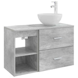 vidaXL Badkamermeubel Set 2 pcs Wit Bewerkt hout
