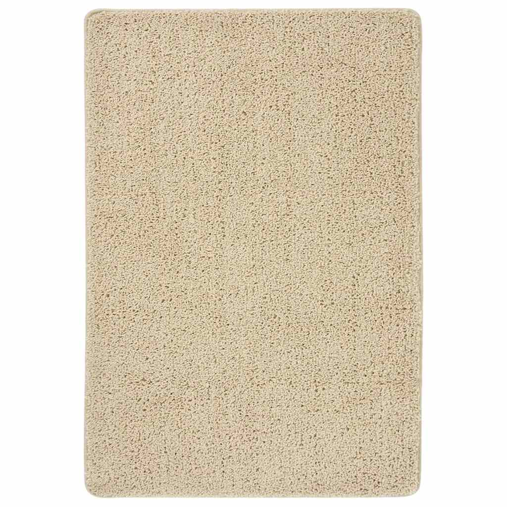 vidaXL Vloerkleed shaggy anti-slip 80x150 cm donkergrijs