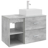 vidaXL Badkamermeubel Set 2 pcs Wit Bewerkt hout