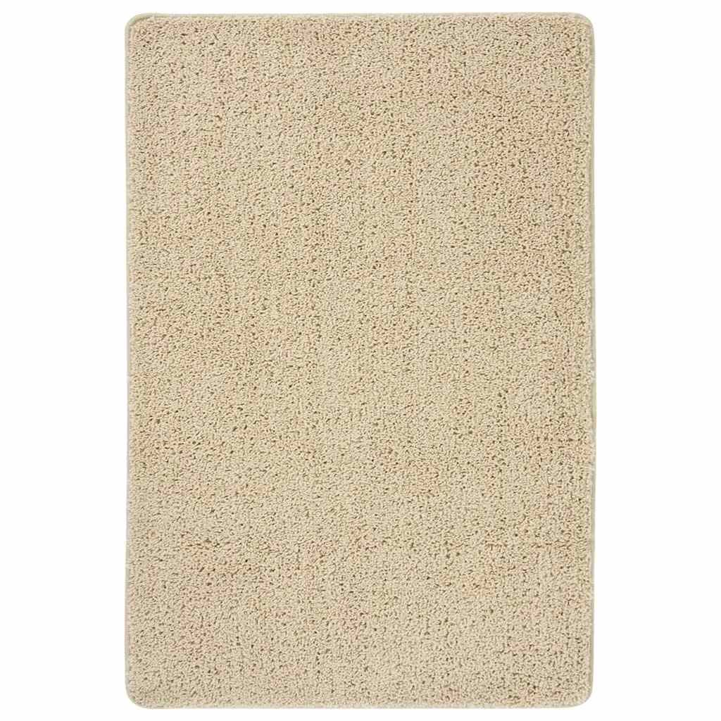 vidaXL Vloerkleed shaggy anti-slip 80x150 cm donkergrijs