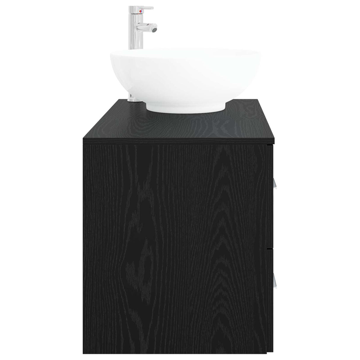 vidaXL Badkamermeubel Set 2 st Wit Bewerkt hout