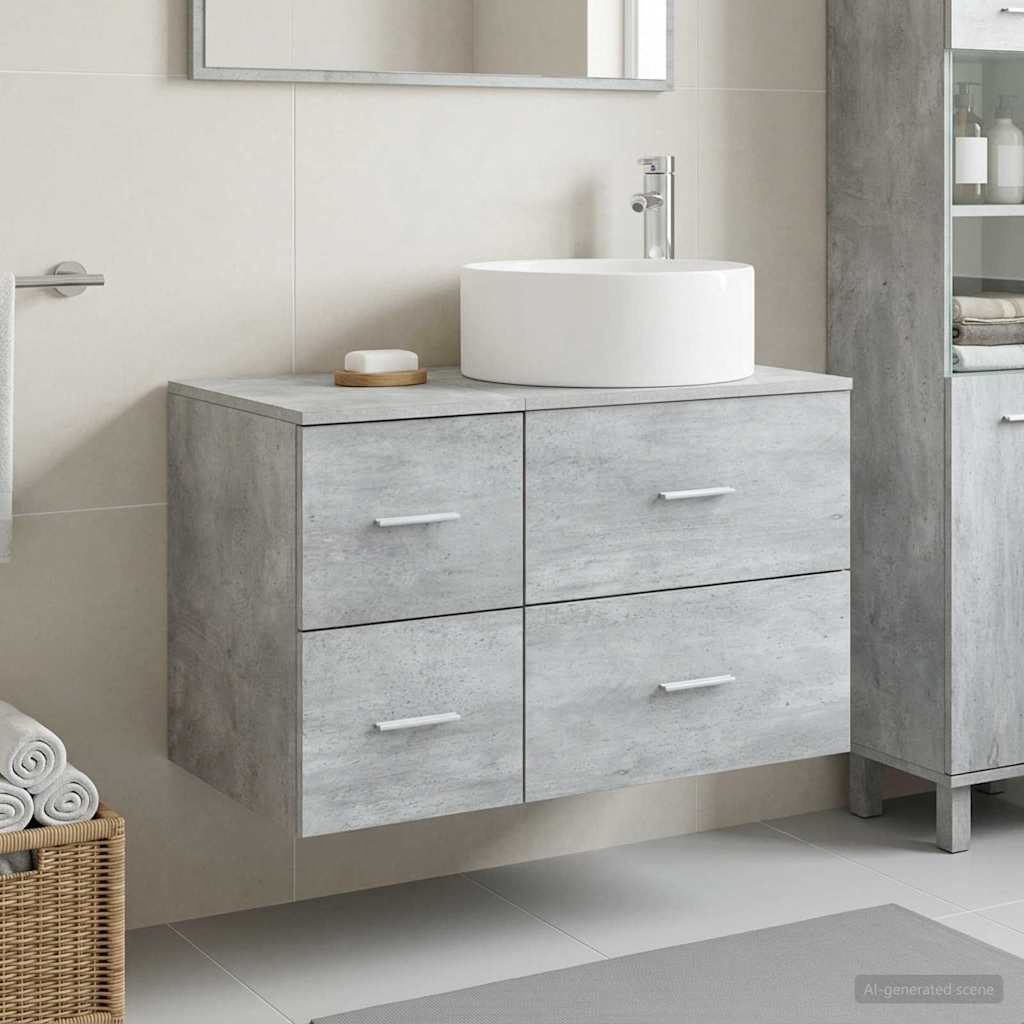 vidaXL Badkamermeubel Set 2 st Wit Bewerkt hout
