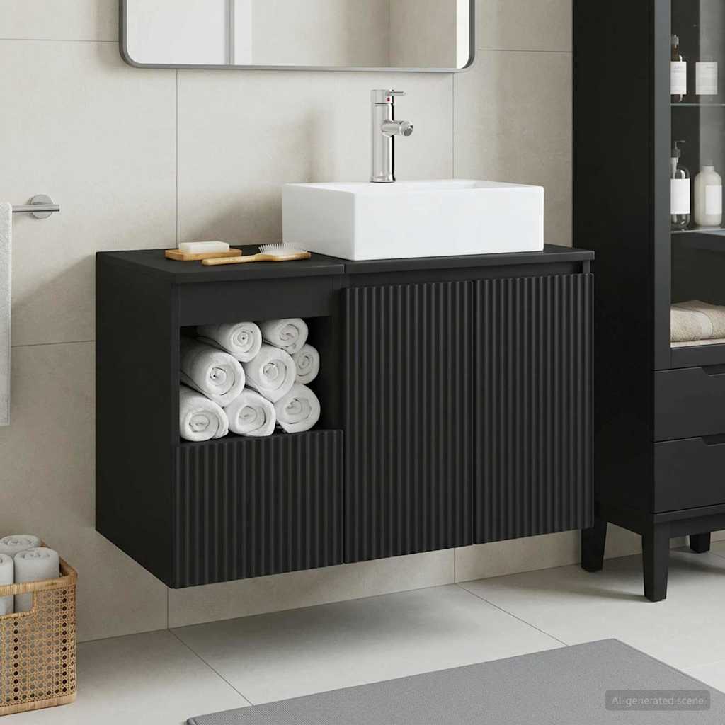 vidaXL Bathroom Furniture Set 2 pcs White Engineered Wood