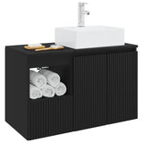 vidaXL Bathroom Furniture Set 2 pcs White Engineered Wood