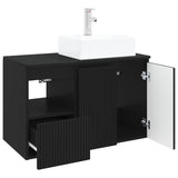 vidaXL Bathroom Furniture Set 2 pcs White Engineered Wood