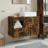 vidaXL Bathroom Furniture Set 2 pcs White Engineered Wood
