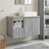 vidaXL Bathroom Furniture Set 2 pcs White Engineered Wood