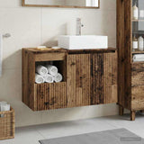 vidaXL Bathroom Furniture Set 2 pcs White Engineered Wood