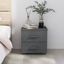vidaXL Nachtkastje HAMAR 40x35x44,5 cm massief grenenhout honingbruin