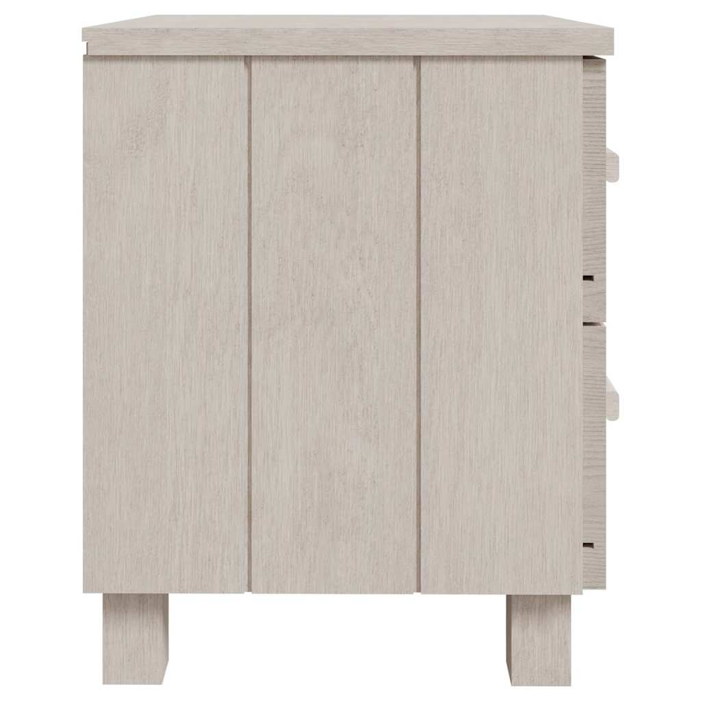 vidaXL Nachtkastje HAMAR 40x35x44,5 cm massief grenenhout honingbruin