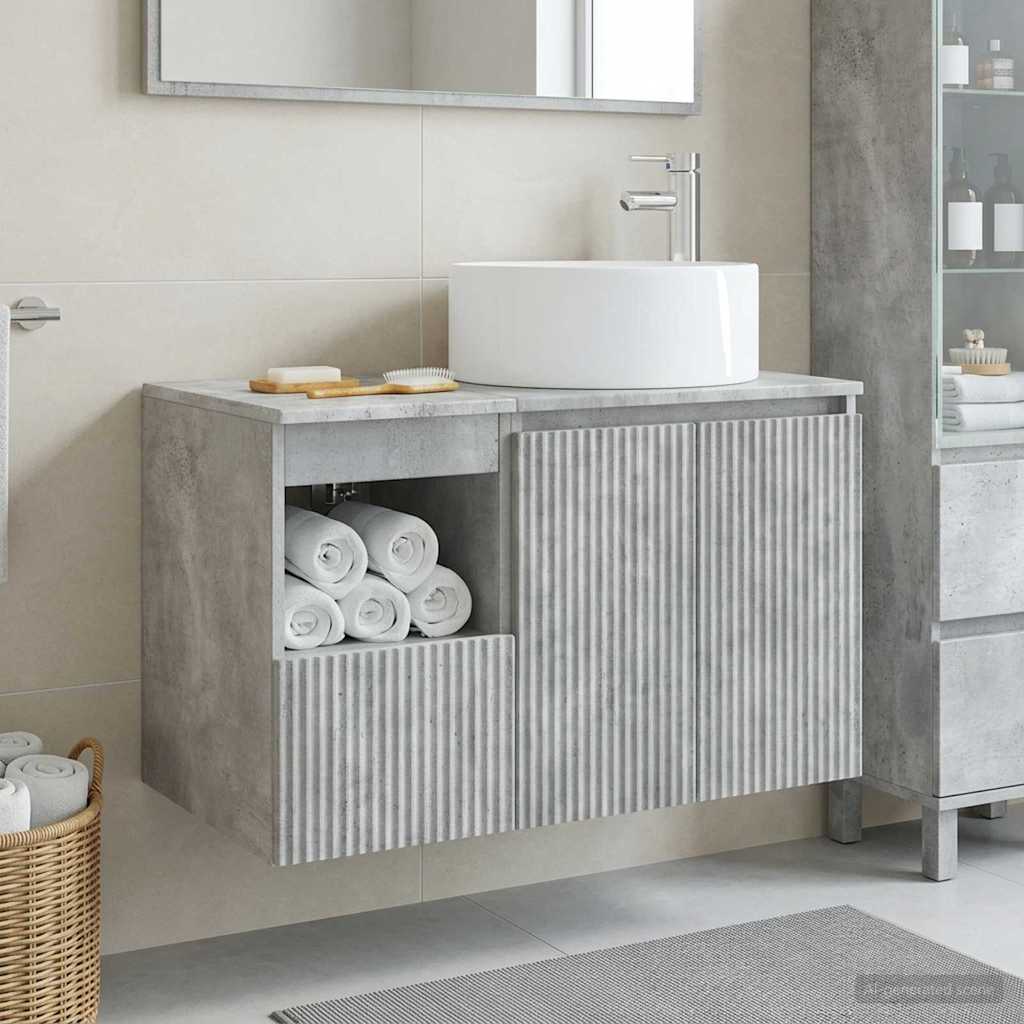 vidaXL Badkamermeubel Set 2 st Wit Bewerkt hout