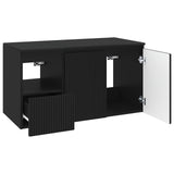 vidaXL Bathroom Cabinet Set 2 pcs White Engineered Wood
