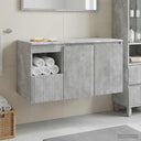 vidaXL Bathroom Cabinet Set 2 pcs White Engineered Wood