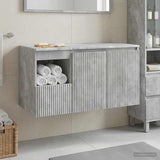 vidaXL Bathroom Cabinet Set 2 pcs White Engineered Wood