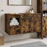 vidaXL Bathroom Cabinet Set 2 pcs White Engineered Wood