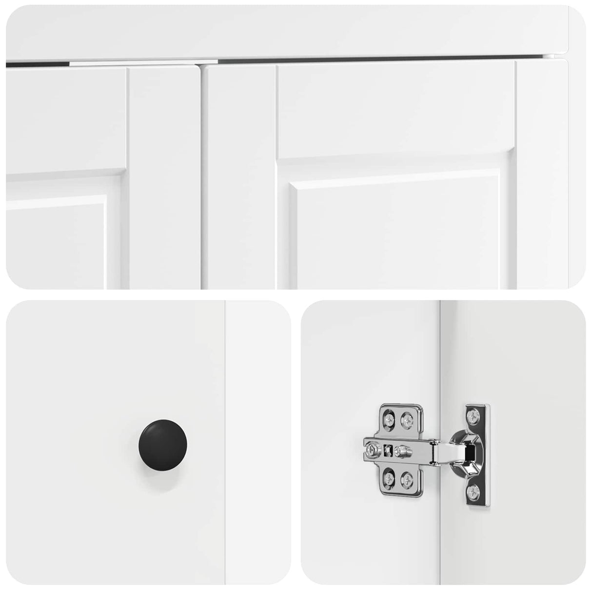 vidaXL Badkamermeubel Set Wit 56 x 37,5 x 81 cm Bewerkt hout