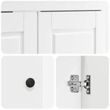 vidaXL Badkamermeubel Set Wit 56 x 37,5 x 81 cm Bewerkt hout