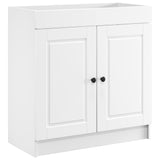 vidaXL Badkamermeubel Set Wit 56 x 37,5 x 81 cm Bewerkt hout