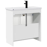 vidaXL Badkamermeubel Set Wit 56 x 37,5 x 81 cm Bewerkt hout