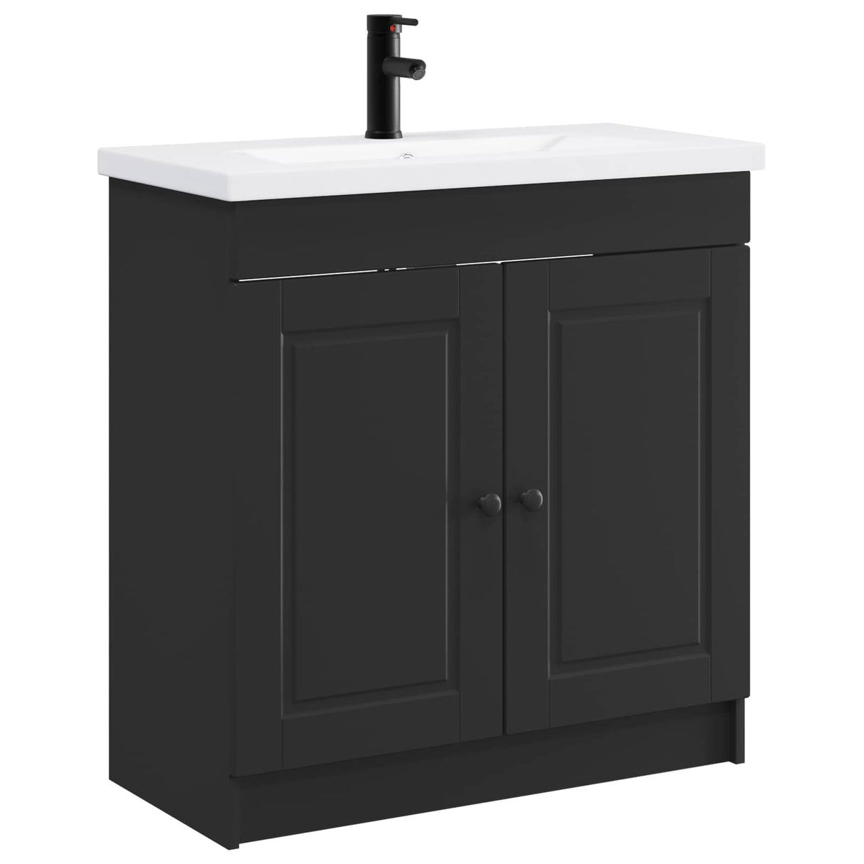 vidaXL Badkamermeubel Set Wit 56 x 37,5 x 81 cm Bewerkt hout