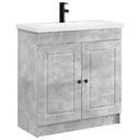 vidaXL Badkamermeubel Set Wit 56 x 37,5 x 81 cm Bewerkt hout