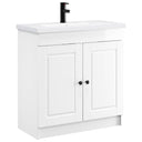 vidaXL Badkamermeubel Set Wit 56 x 37,5 x 81 cm Bewerkt hout