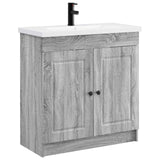vidaXL Badkamermeubel Set Wit 56 x 37,5 x 81 cm Bewerkt hout