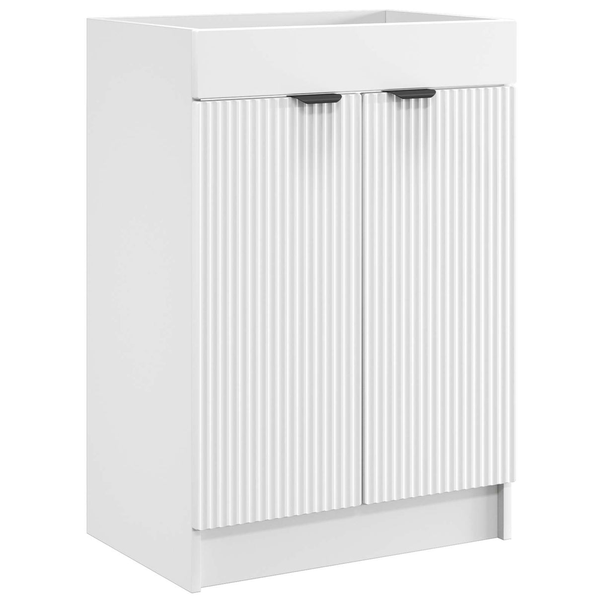 vidaXL Badkamermeubel Set Wit 56 x 37,5 x 81 cm Bewerkt hout