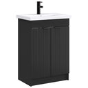 vidaXL Badkamermeubel Set Wit 56 x 37,5 x 81 cm Bewerkt hout