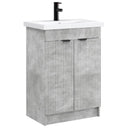 vidaXL Badkamermeubel Set Wit 56 x 37,5 x 81 cm Bewerkt hout