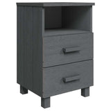 vidaXL Nachtkastje HAMAR 40x35x62 cm massief grenenhout honingbruin