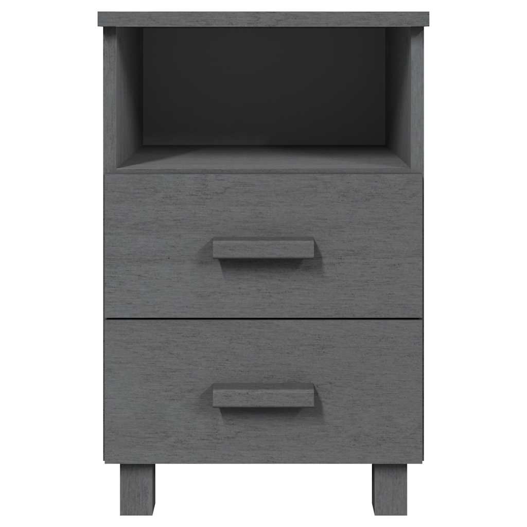 vidaXL Nachtkastje HAMAR 40x35x62 cm massief grenenhout honingbruin