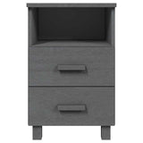 vidaXL Nachtkastje HAMAR 40x35x62 cm massief grenenhout honingbruin