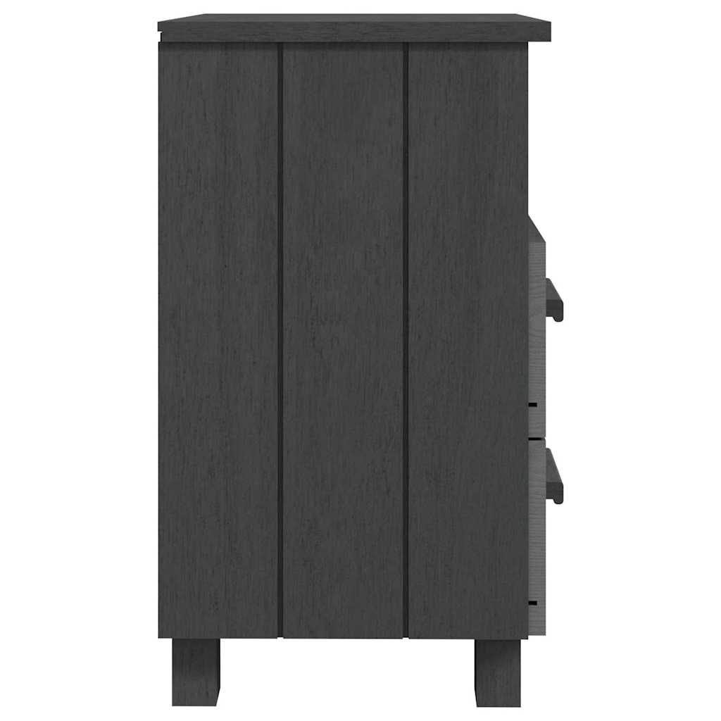 vidaXL Nachtkastje HAMAR 40x35x62 cm massief grenenhout honingbruin
