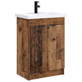 vidaXL Badkamermeubel Set Wit 56 x 37,5 x 81 cm Bewerkt hout