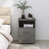 vidaXL Nachtkastje HAMAR 40x35x62 cm massief grenenhout honingbruin