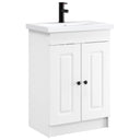 vidaXL Badkamermeubel Set Wit 56 x 37,5 x 81 cm Bewerkt hout