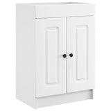 vidaXL Badkamermeubel Set Wit 56 x 37,5 x 81 cm Bewerkt hout