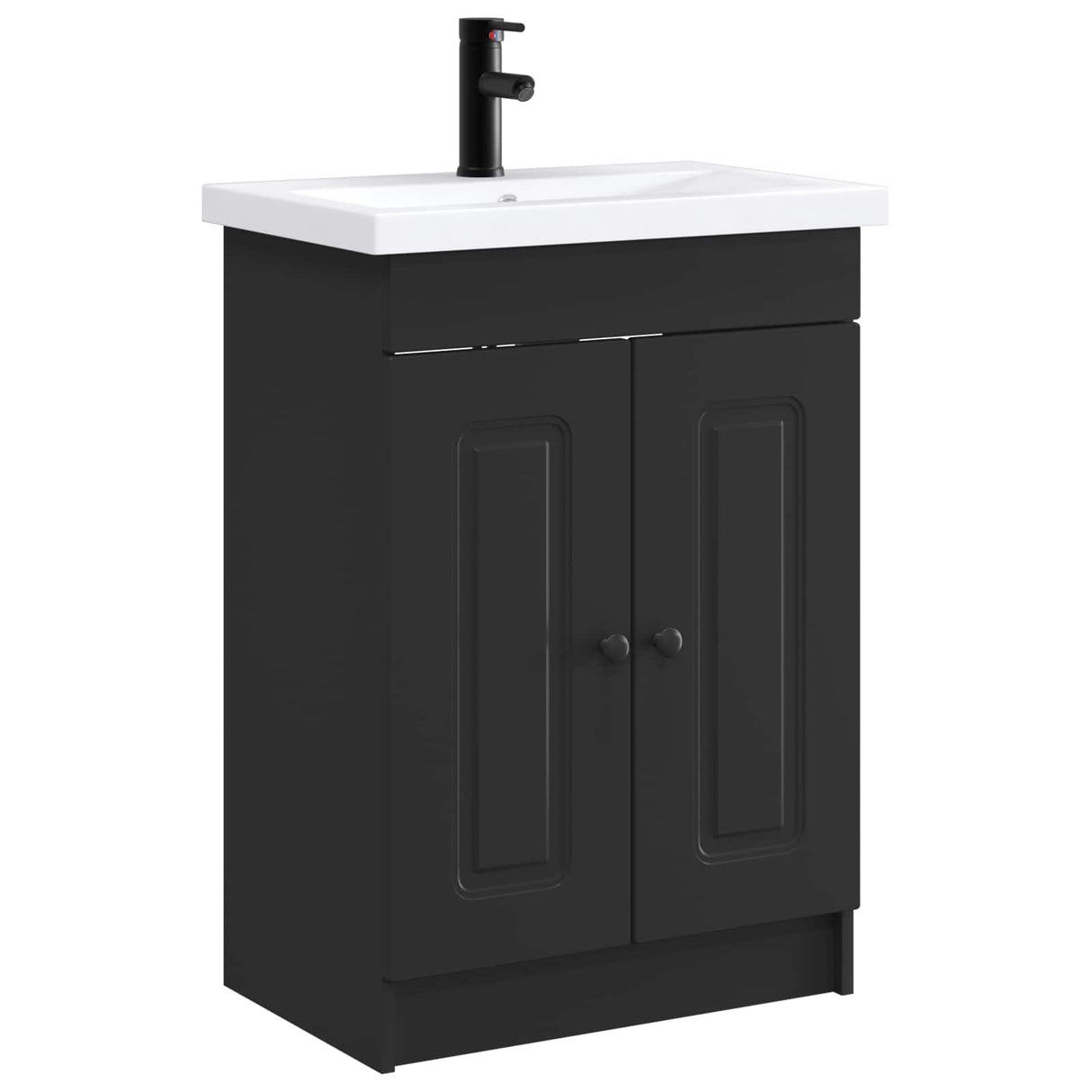 vidaXL Badkamermeubel Set Wit 56 x 37,5 x 81 cm Bewerkt hout