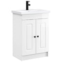 vidaXL Badkamermeubel Set Wit 56 x 37,5 x 81 cm Bewerkt hout
