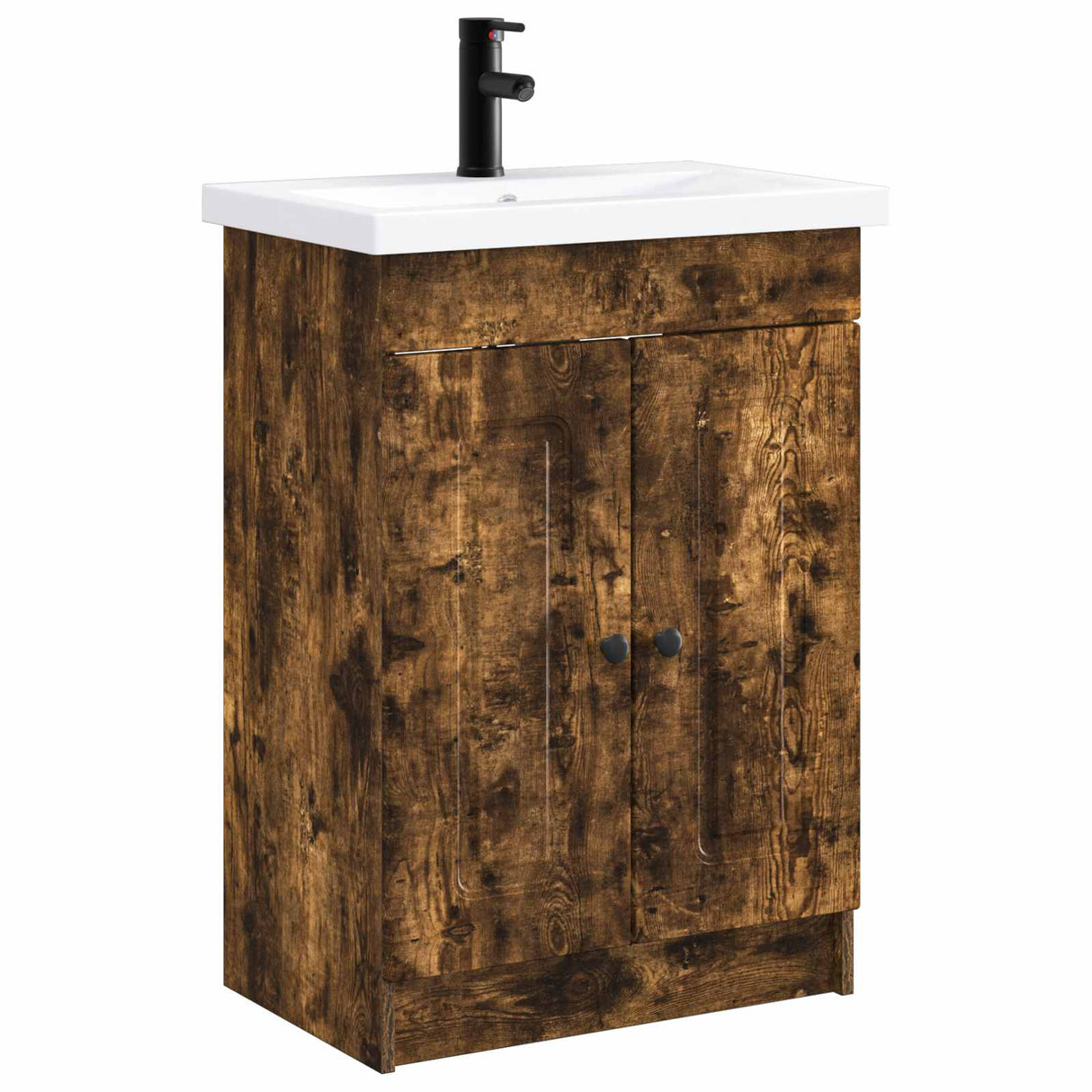 vidaXL Badkamermeubel Set Wit 56 x 37,5 x 81 cm Bewerkt hout
