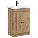 vidaXL Badkamermeubel Set Wit 56 x 37,5 x 81 cm Bewerkt hout