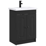 vidaXL Badkamermeubel Set Wit 56 x 37,5 x 81 cm Bewerkt hout