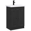 vidaXL Badkamermeubel Set Wit 56 x 37,5 x 81 cm Bewerkt hout