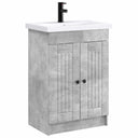 vidaXL Badkamermeubel Set Wit 56 x 37,5 x 81 cm Bewerkt hout