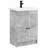 vidaXL Badkamermeubel Set Wit 56 x 37,5 x 81 cm Bewerkt hout